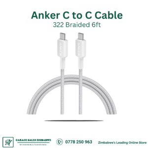 Anker 322 USB C to USB C Cable 6ft Braided